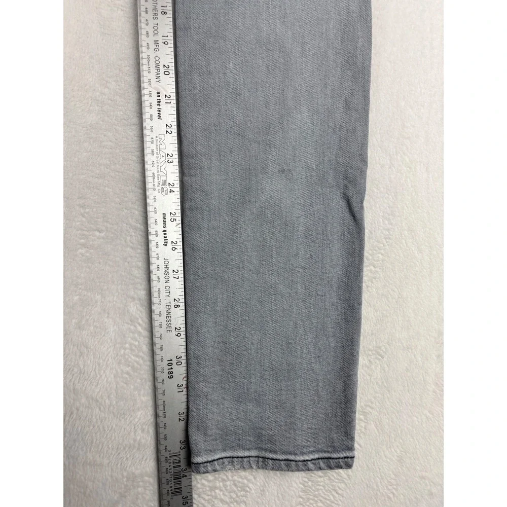 Joes Mens 31x34 Jeans Brixton Slim Straight Distressed Grungy Grey Denim